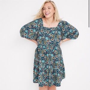 Maurice’s Floral Blue Dress